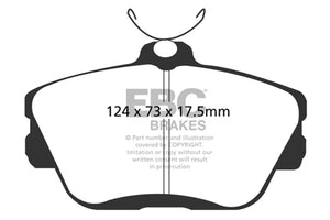 EBC UD598 01-07 fits Ford Taurus 3.0 Ultimax2 Front Brake Pads