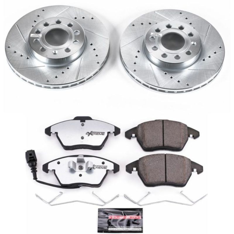 PowerStop K4623-26 10-12 fits Audi A3 Front Z26 Street Warrior Brake Kit