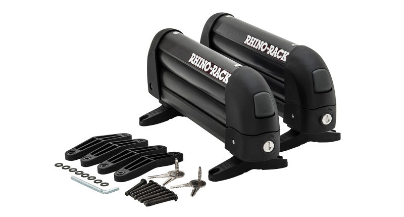 Rhino-Rack 572 Universal Ski Carrier - Fits 2 Pairs of Skis - Black