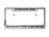 AFE 40-10251 POWER Engraved Metal License Plate Frame