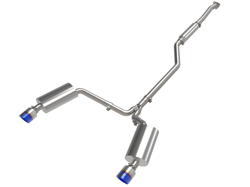 AFE 49-36629-L fits Acura TSX L4 2.4L Takeda 2-1/2in to 2-1/4in 304 SS Cat-Back