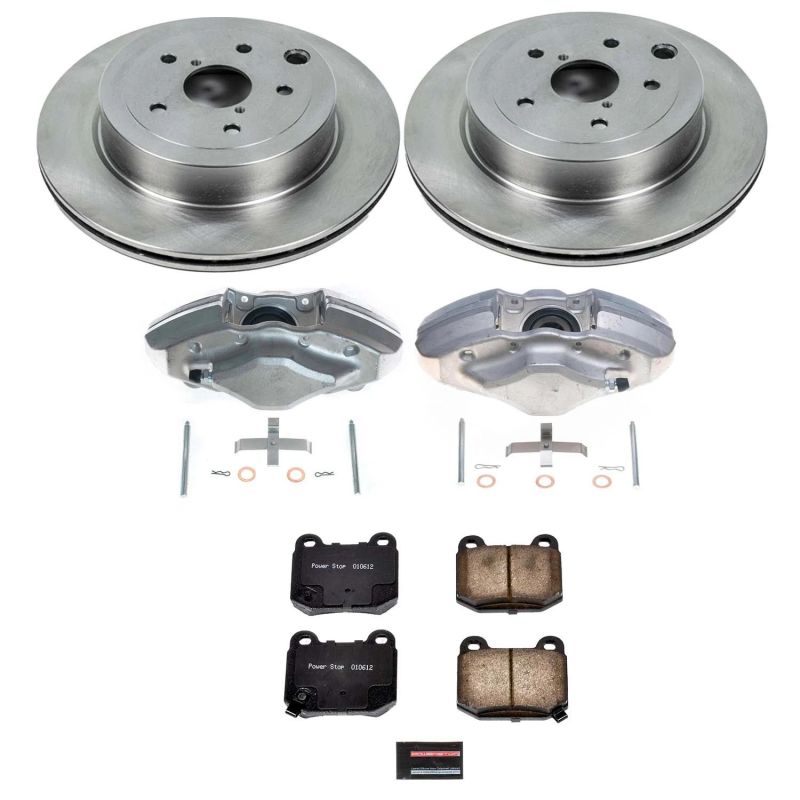 PowerStop fits Subaru 08-14 Impreza Rear Autospecialty Brake Kit w/Calipers