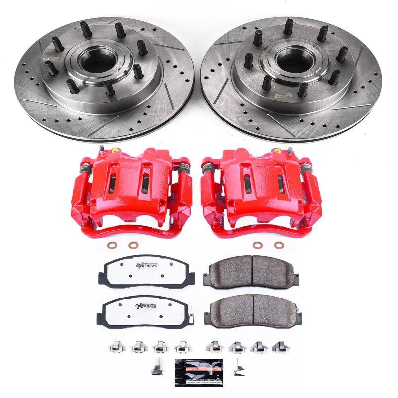 Power Stop KC5588 36 fits Ford F-250 Super Duty Front Z36 Truck & Tow Kit w/Cals