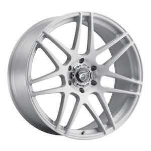 Forgestar F35820084P30 X14 22x10 / 6x139.7 BP / ET30 / 6.7in BS Gloss Brushed Silver Wheel