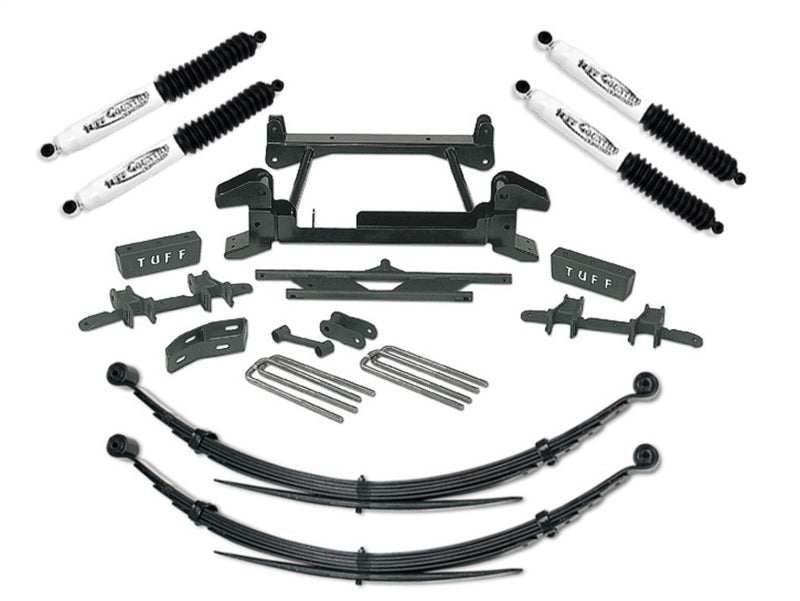 Tuff Country 14812KN 88-98 fits Chevy Truck K1500 4x4 4in Lift Kit with Rear Leaf Springs (SX8000 Shocks)
