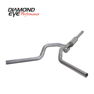 Diamond Eye Performance K4312A Diamond Eye KIT 4in Catback DUAL AL: 94-97 fits FORD 7.3L F250/F350 PWRSTROKE