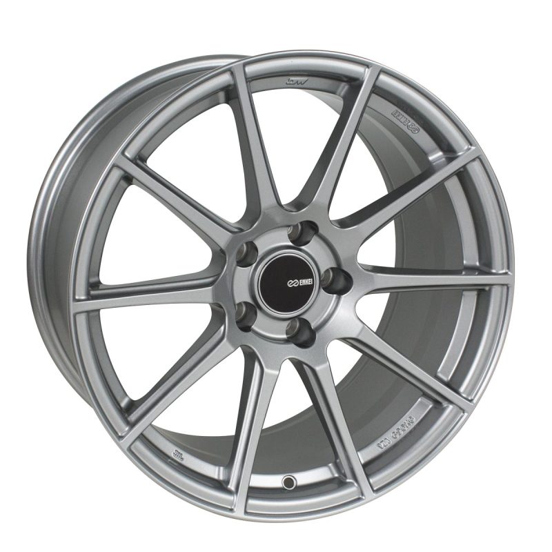 Enkei 499-790-8045GR TS10 17x9 5x100 45mm Offset 72.6mm Bore Grey Wheel
