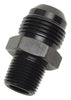 Russell 660433 Performance -4 AN to 1/4in NPT Straight Flare to Pipe (Black)