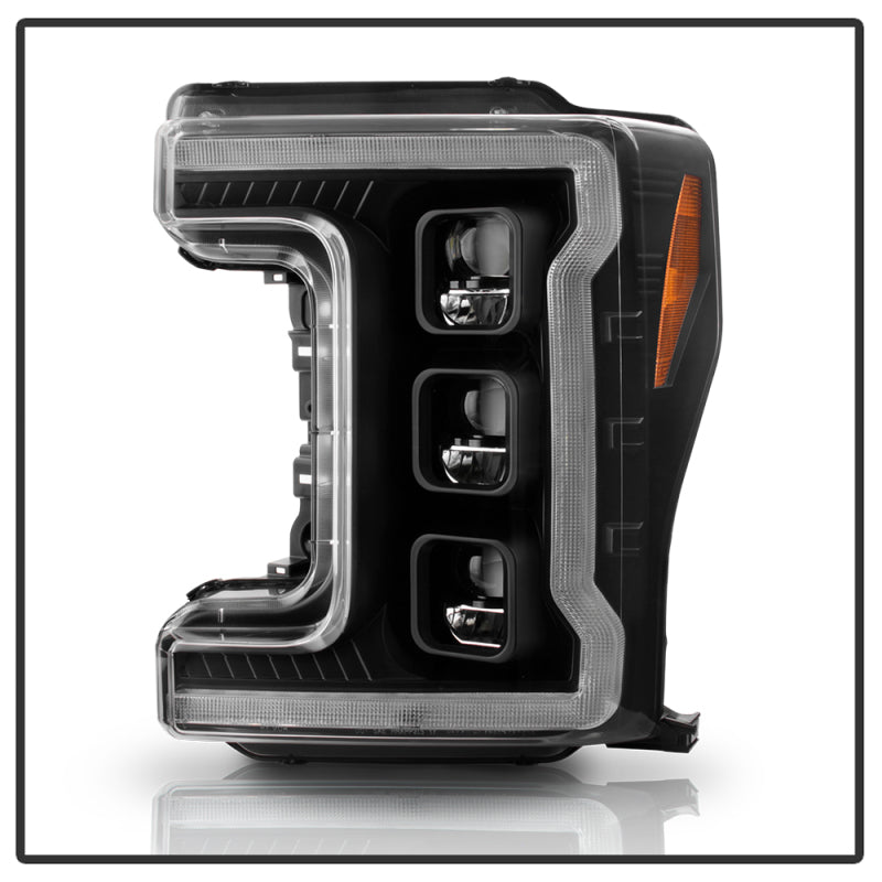 Spyder 5087430 fits Ford 17-18 F-250/F-350/F450 Full LED Headlights Chrome PRO-