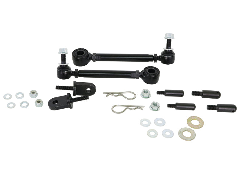 Whiteline KLC238 fits Jeep 98-06 Wrangler Front Sway Bar Link Kit