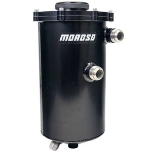 Moroso 22024 2 Piece 15in Tall 7in Dia 7 Quart Dry Sump Tank - Black