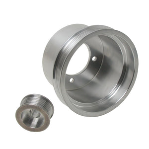 BBK  1619 Mustang 3.8 V6 Underdrive Pulley Kit - Lightweight CNC Billet Aluminum