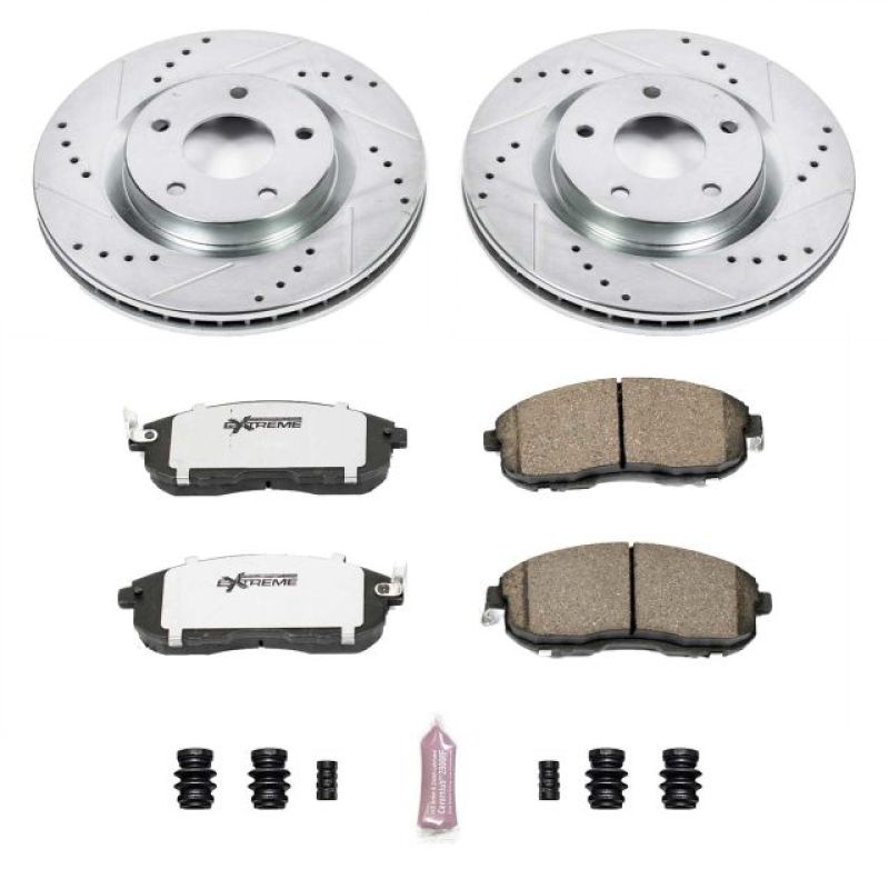 PowerStop K5217-26 07-12 fits Nissan Sentra Front Z26 Street Warrior Brake Kit