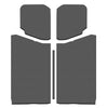 DEI  50191 fits Jeep 18-23 Wrangler JL 2-Door Boom Mat Headliner - 5 Piece - Gra