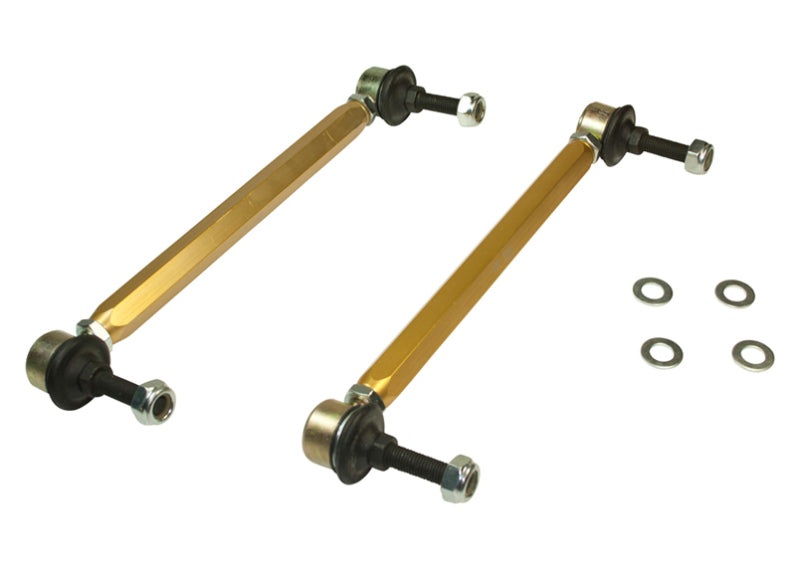 Whiteline KLC140-255 Universal Swaybar Link Kit-Heavy Duty Adjustable 10mm Ball/Ball Style