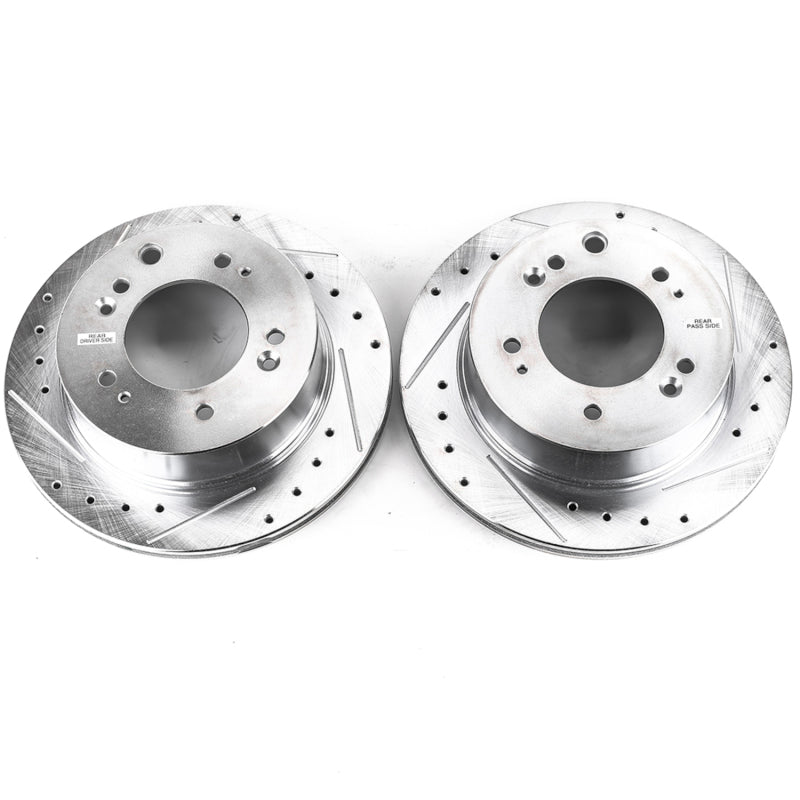 PowerStop fits Kia 07-09 Sorento Rear Evolution Drilled & Slotted Rotors - Pair