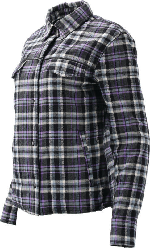Kuryakyn 094527 Kuryakyn Leather By River Road Cameo Flannel Moto Shirt Womens - Small