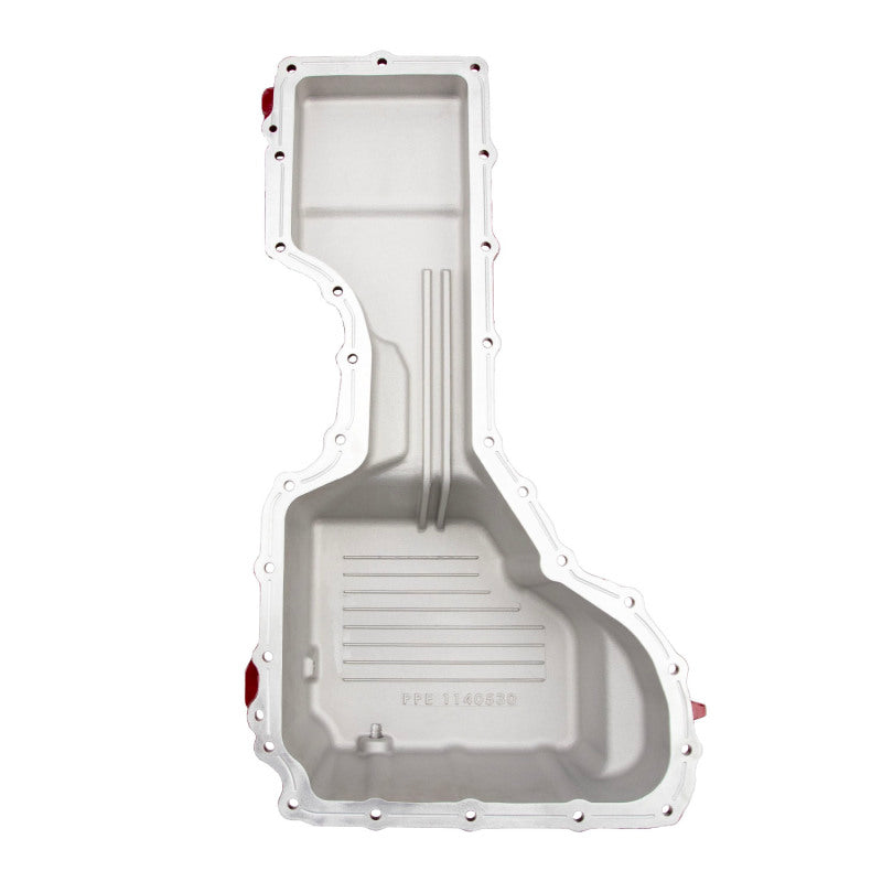 Wehrli 17-19 GM Duramax WCFab X PPE High Capacity Aluminum Oil Pan - Flat Black