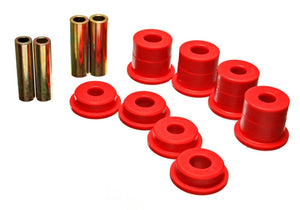Energy Suspension 4.4116R fits Ford Rear Subframe Bushing Set - Red