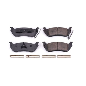 PowerStop 17 fits Ford Explorer Rear Z17 Evolution Ceramic Brake Pads w/Hardware