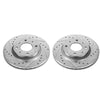 PowerStop fits Kia 04-09 Spectra Front Evolution Drilled & Slotted Rotors - Pair