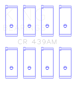 KING KINGCR439AM1.0 fits KING CR439AM1.0 Engine Bearings fits Honda A18A1/A20A1