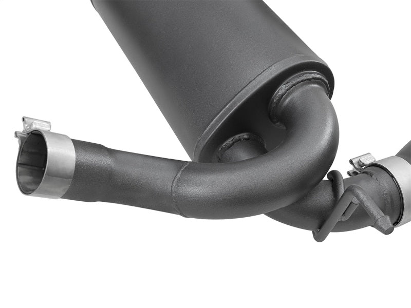 AFE 49-48061-B Series 2.5in 409 SS Axle-Back Exhaust w/ Black Tips 2007+ fits J