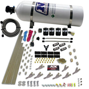 Nitrous Express 80018-15 STD Nozzle Nitrous Kit w/12lb Composite Bottle