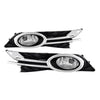 Spyder 5077660 fits Honda 15-20 Odyssey 2016 OEM Fog Light W/Switch- Clear FL-C