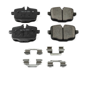PowerStop 17 1469 fits BMW 530i Rear Z17 Evolution Ceramic Brake Pads w/Hardware