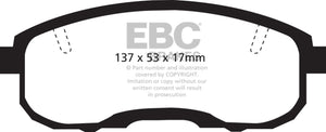 EBC DP21752 95-99 fits Infiniti I30 3.0 Greenstuff Front Brake Pads