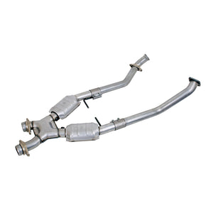 BBK  1666 Mustang 4.6 GT High Flow X Pipe With Catalytic Converters - 2-1/2