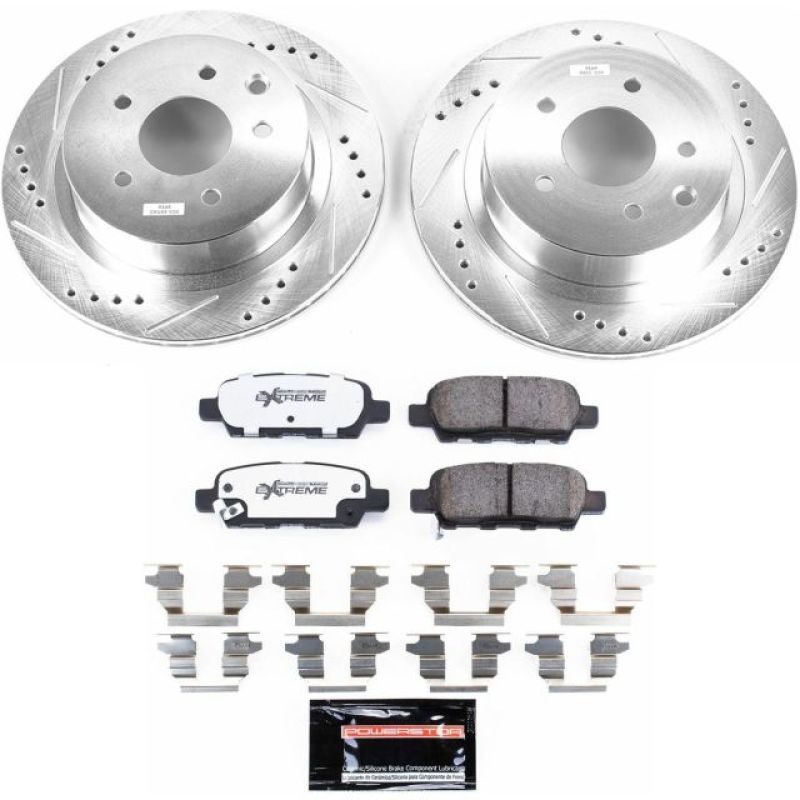 PowerStop K7881-26 14-17 fits Nissan Juke Rear Z26 Street Warrior Brake Kit