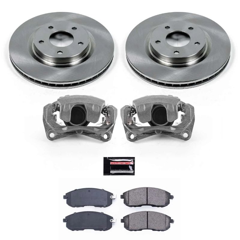 PowerStop fits Nissan 07-12 Sentra Front Autospecialty Brake Kit w/Calipers
