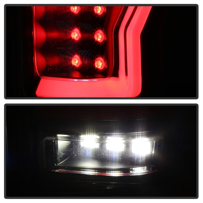 Spyder 5084170 fits Ford 04-08 F-150 Projector Tail Lights - Light Bar DRL LED