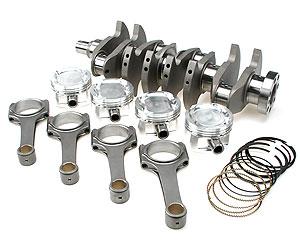 Eagle 116254500 fits Chevy 502 Tall 4.750in Crank 6.700in H-Beam -3cc Flat Top 4.500in Pistons Rotating Assembly