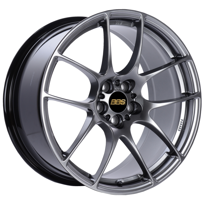 BBS RF520DBK RF 18x9 5x100 ET45 Diamond Black Wheel -70mm PFS/Clip Required