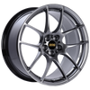 BBS RF520DBK RF 18x9 5x100 ET45 Diamond Black Wheel -70mm PFS/Clip Required