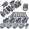 Eagle 13011030 fits Chevy 400 3.750in Crank 6.000in I-Beam Rods -16cc 4.155in Pistons Rotating Assembly