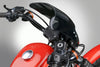 National N2831-002 Cycle Fits up to 48 mm. O.D. Mohawk Black Hardware/Straight Bracket/Windshield - Dark Tint