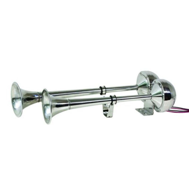 Kleinn Marine-One Stainless Steel Dual Horn/ 15.5In/13In - Stainless Steel