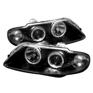 Spyder 5011749 fits Pontiac 04-06 GTO Projector Headlights LED Halo LED Black H