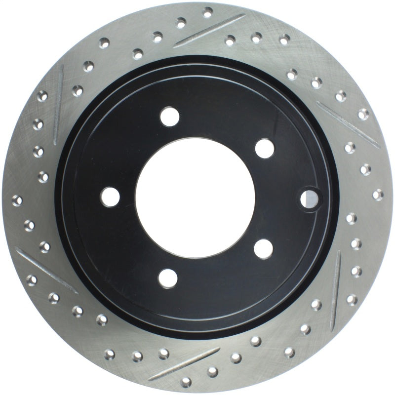 Stoptech 127.63069R Slotted & Drilled Sport Brake Rotor
