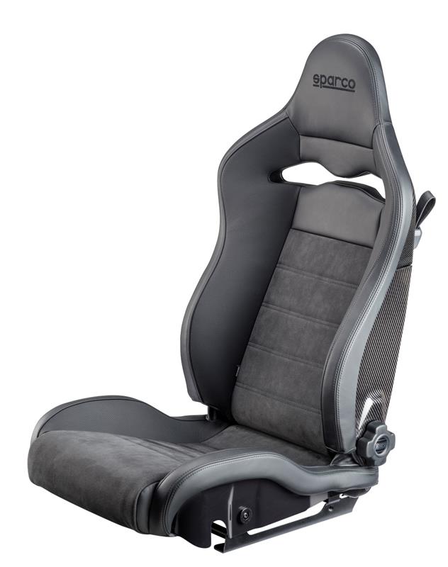 SPARCO 00974ZNRDX Seat SPX Leather/Alcantara Black - Right