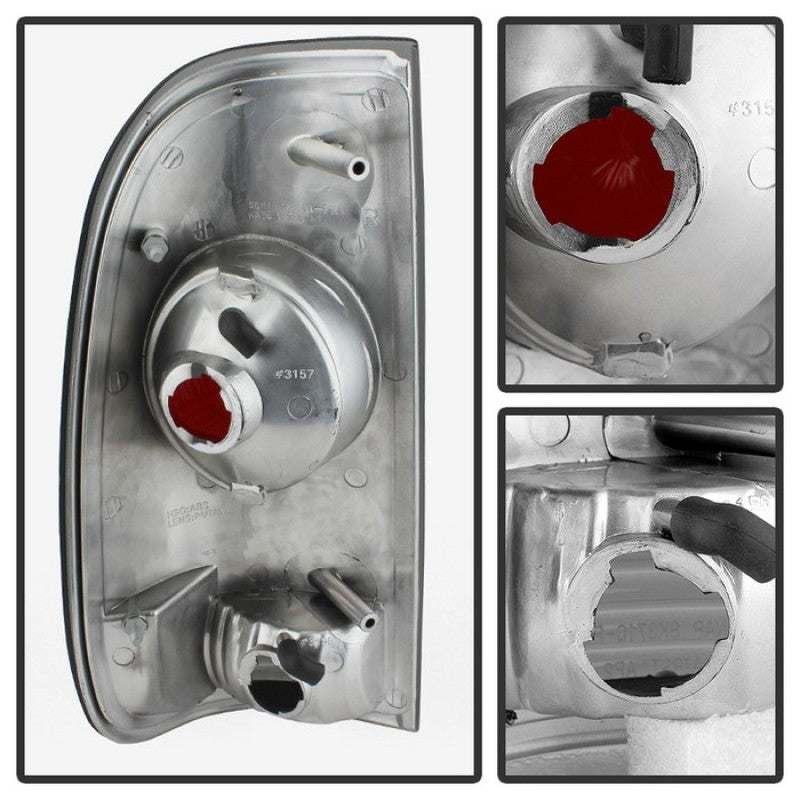 Spyder 5078162 fits Ford 97-03 F150 Styleside /F250/350/450/550 Euro Style Tail