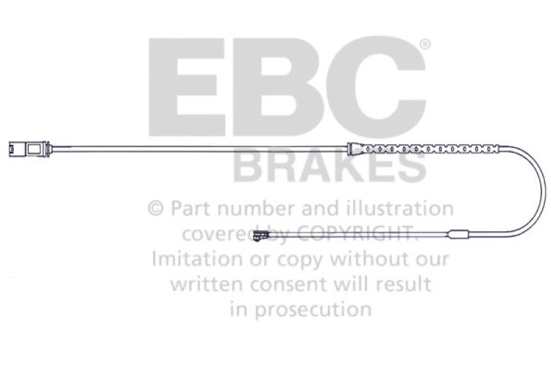 EBC EFA140 fits BMW 10 2014-20 X5 3.0L Turbo Rear Wear Leads
