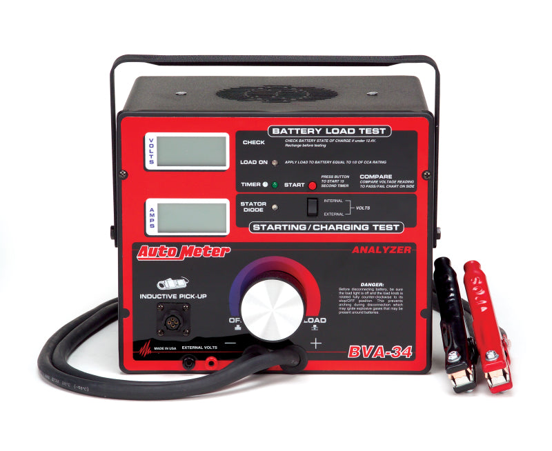 AutoMeter BVA-34 Charging System Analyzer / Battery Tester