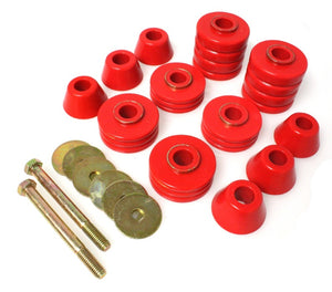 Energy Suspension 3.4103R fits GM Body Mounts - Red