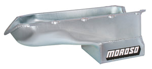 Moroso 20500 fits Pontiac V-8 (301-455) Deep Wet Sump 7qt 8.5in Steel Oil Pan