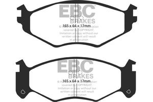 EBC UD522 91-95 fits Chrysler LeBaron 2.5 (15in Wheels) Ultimax2 Front Brake Pads